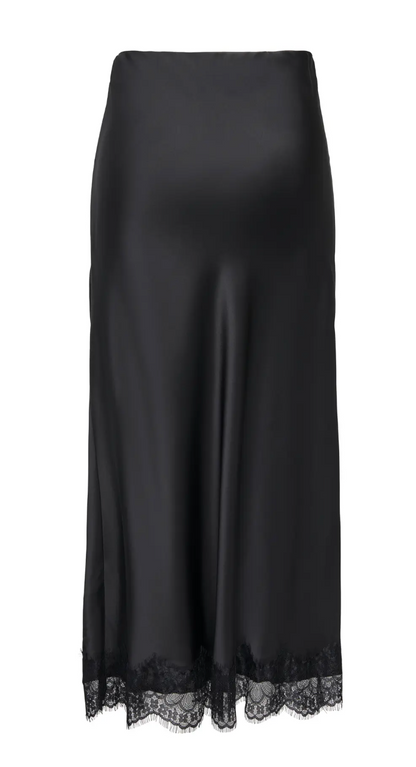 MENUS LONG LACE SKIRT (BLACK) | ONLY
