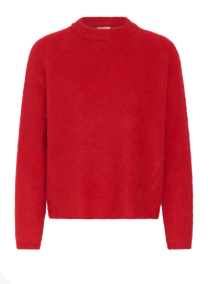 KAJORDAN KNIT PULLOVER - CRIMSON - RED