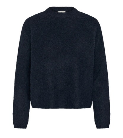 KAjordan Knit Pullover - Graphite Melange - Blue