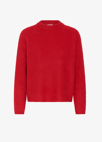 KAJORDAN KNIT PULLOVER - CRIMSON - RED