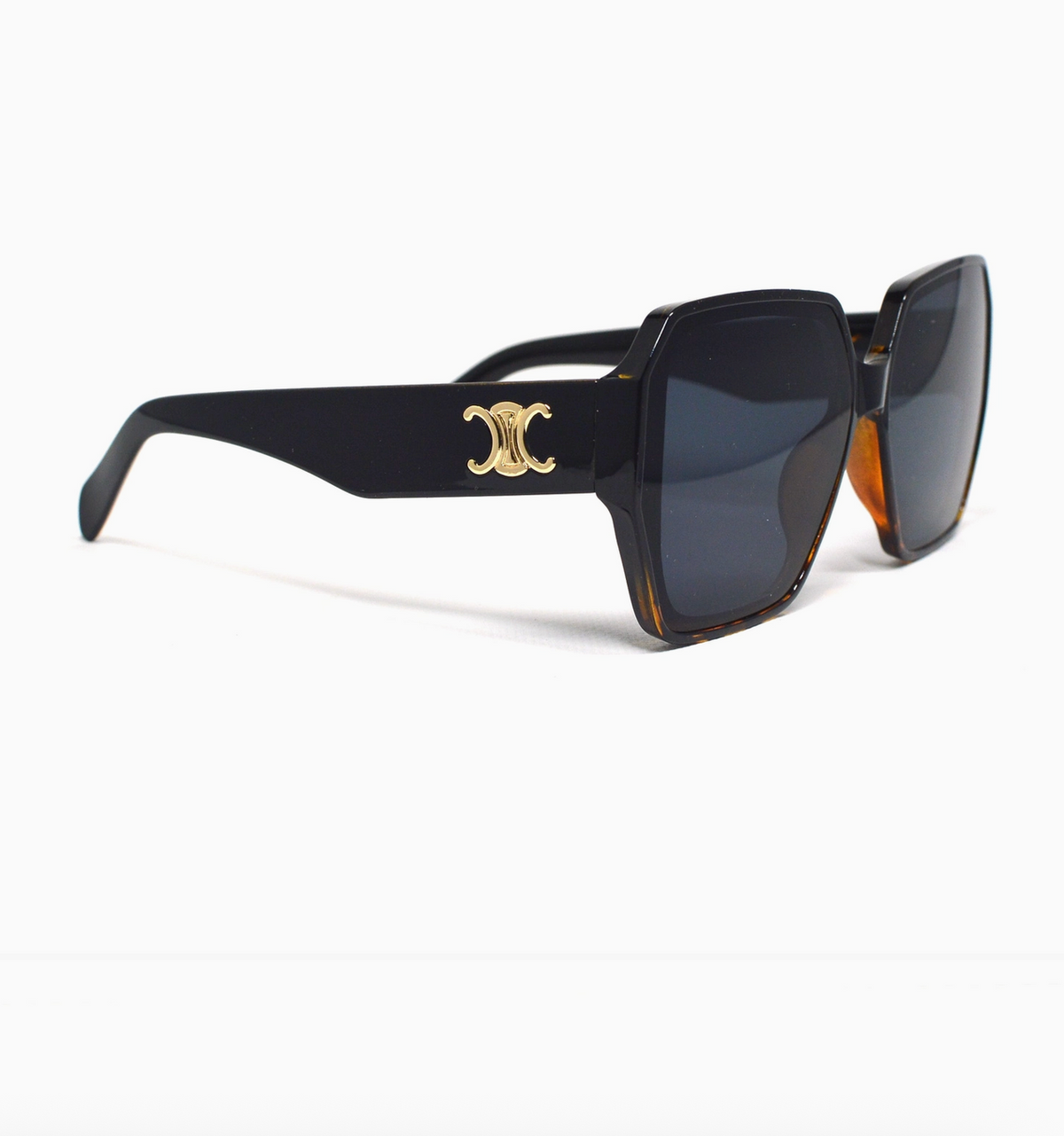 VINTAGE CC BLACK GOLD SUNGLASSES