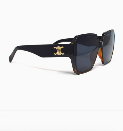 VINTAGE CC BLACK GOLD SUNGLASSES