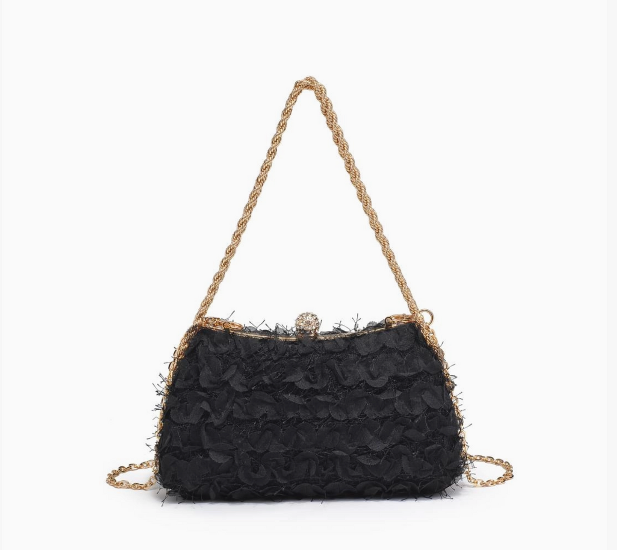 MAXI EVENING BAG (BLACK)