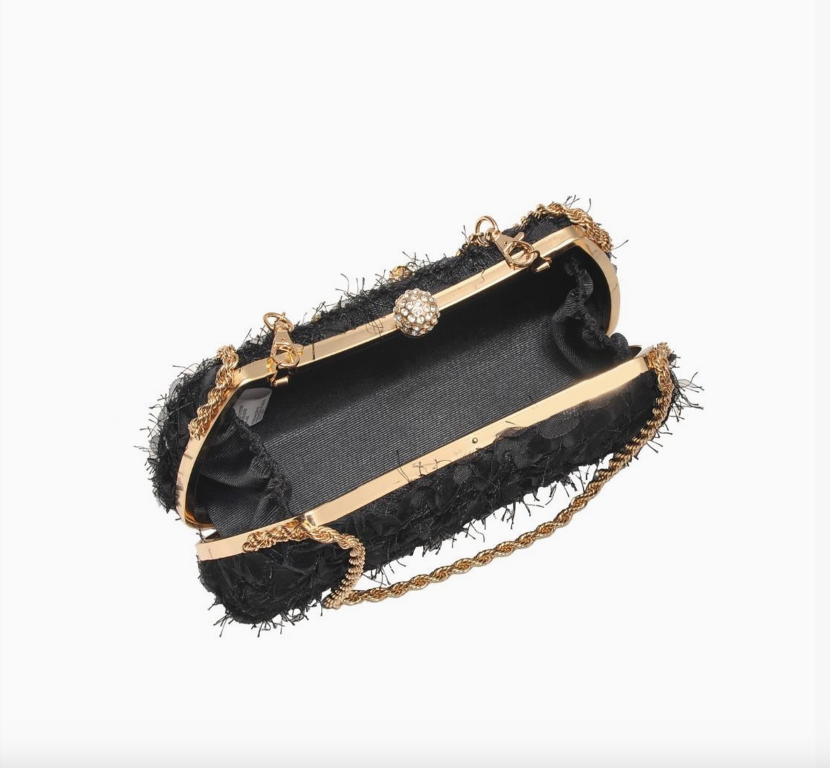 MAXI EVENING BAG (BLACK)