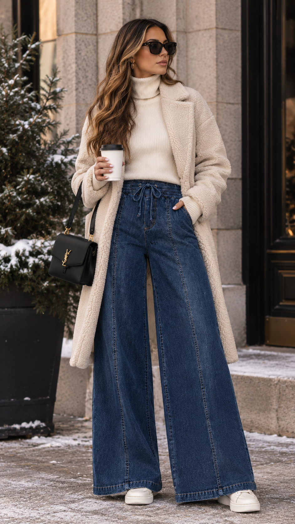 KARINA STRETCH TENCEL PANTS (DARK BLUE)