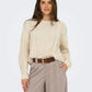 LELLY CABLE KNIT SWEATER (CREAM) | ONLY