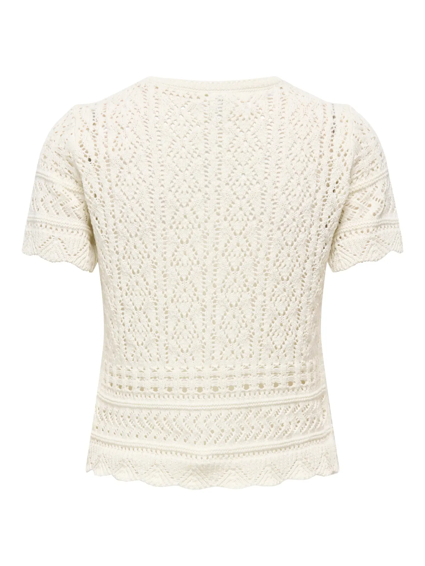 ONLELKE LIFE SS STRUCTUR O-NECK KNT NOOS | ONLY