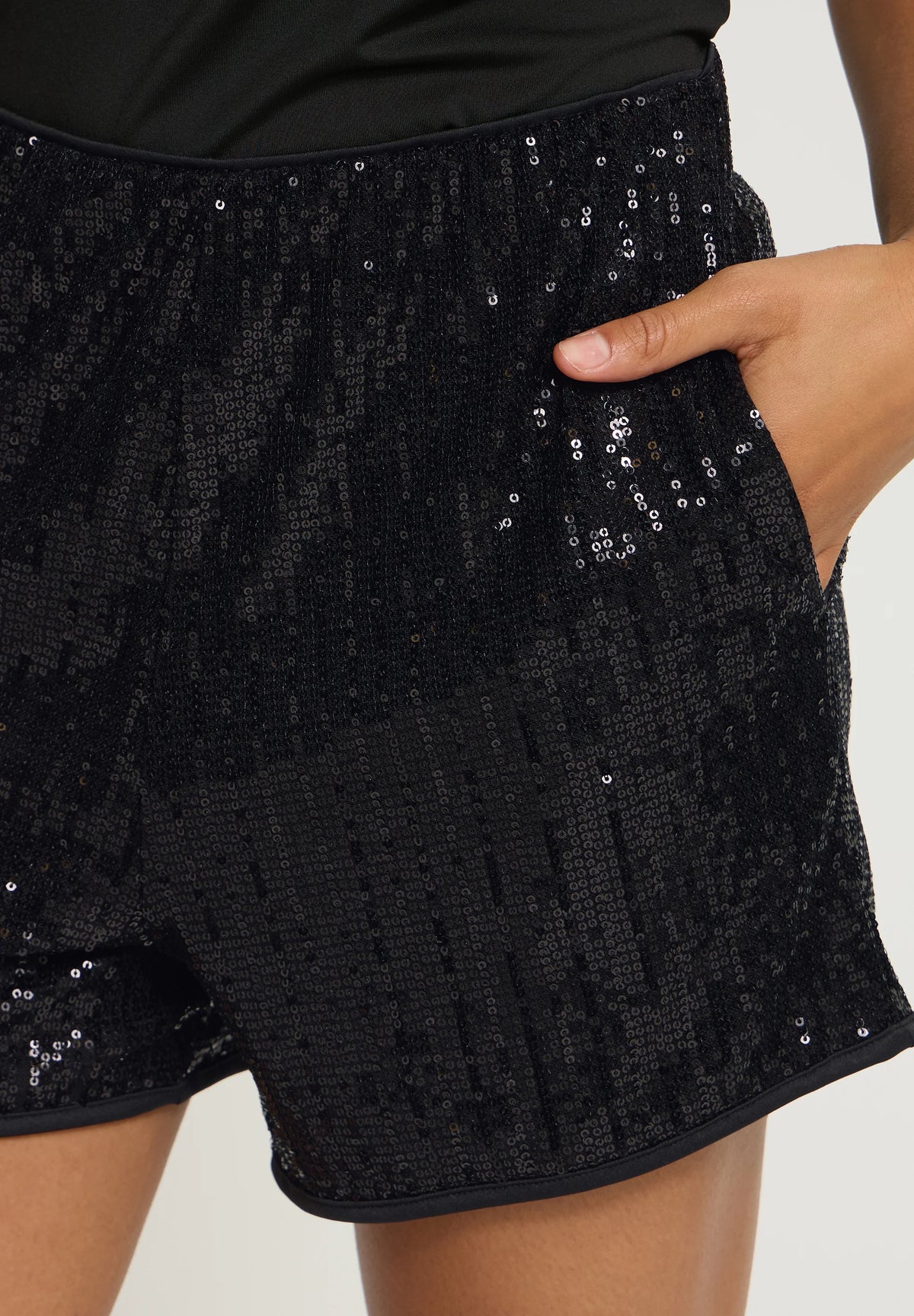 IHFAUCA Sequin Short (Black)
