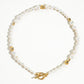 18K GOLD BAROQUE PEARL CHOKER