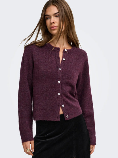 SIMON CARDIGAN (ONLY) | MAROON