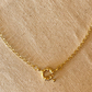 18K GOLD FILLED FRONT CLASP ROLO CHAIN NECKLACE