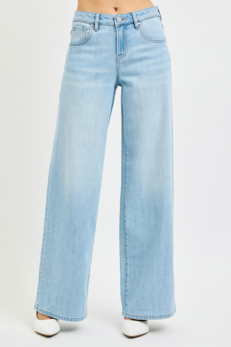 REIGN SLOUCHY WIDE JEANS (RISEN)