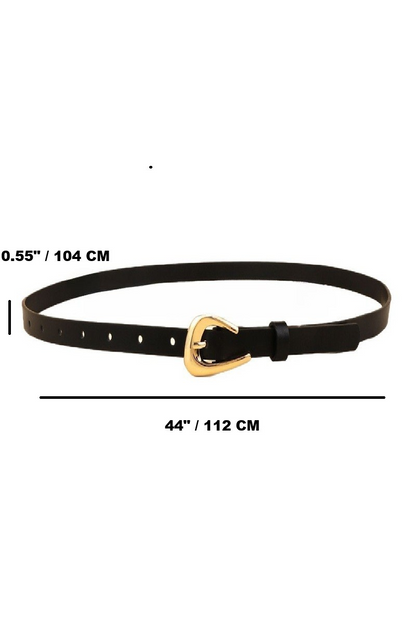 TEARDROP PIN BUCKLE FASHION BELT
