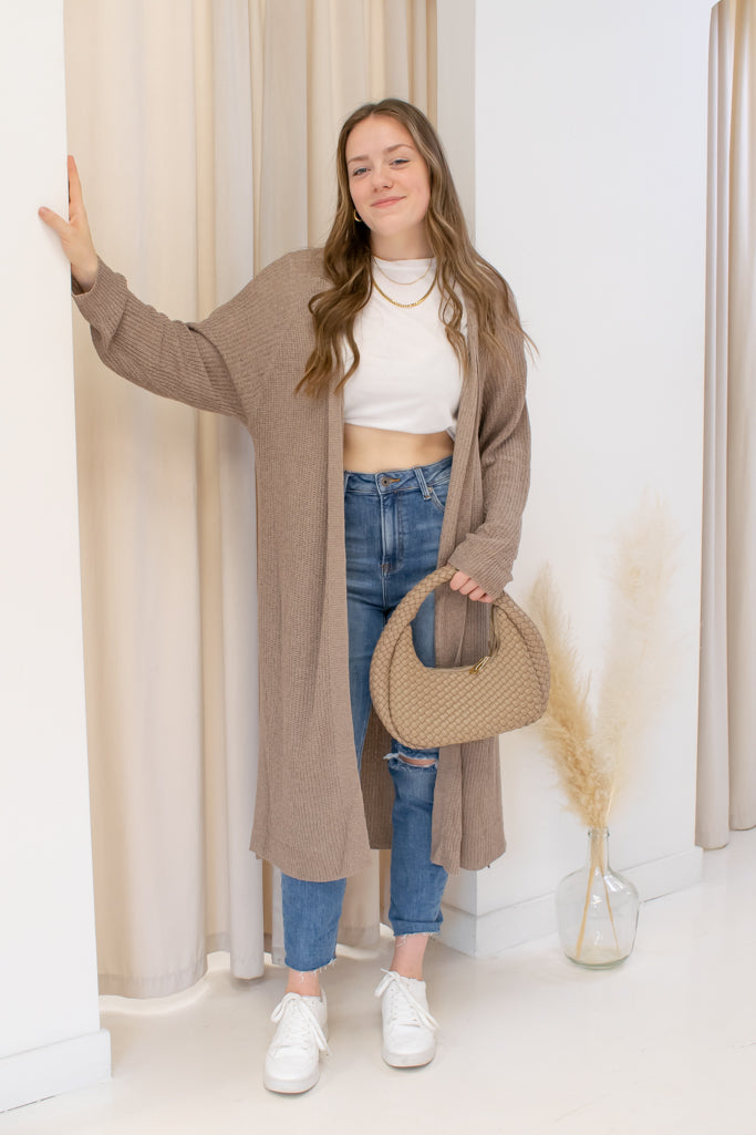 NEW MAISIE CARDIGAN (MOCHA)