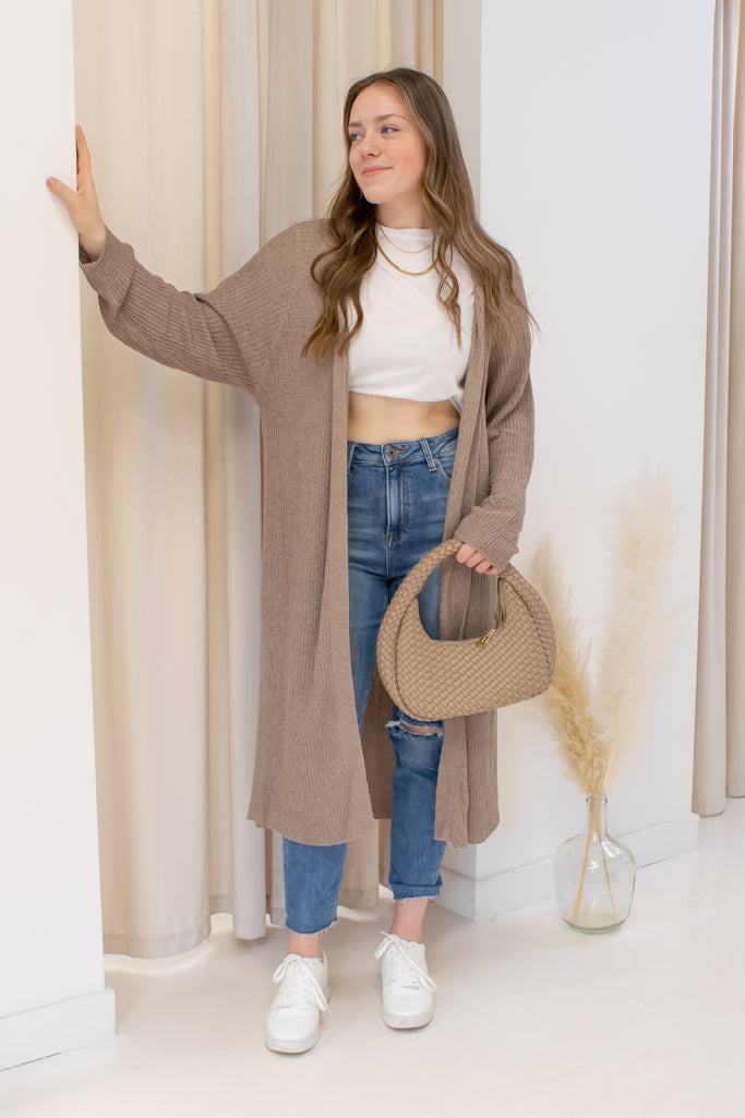 NEW MAISIE CARDIGAN (MOCHA)