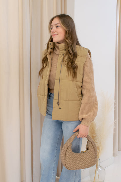 NEW FAYE VEST (MOCHA)