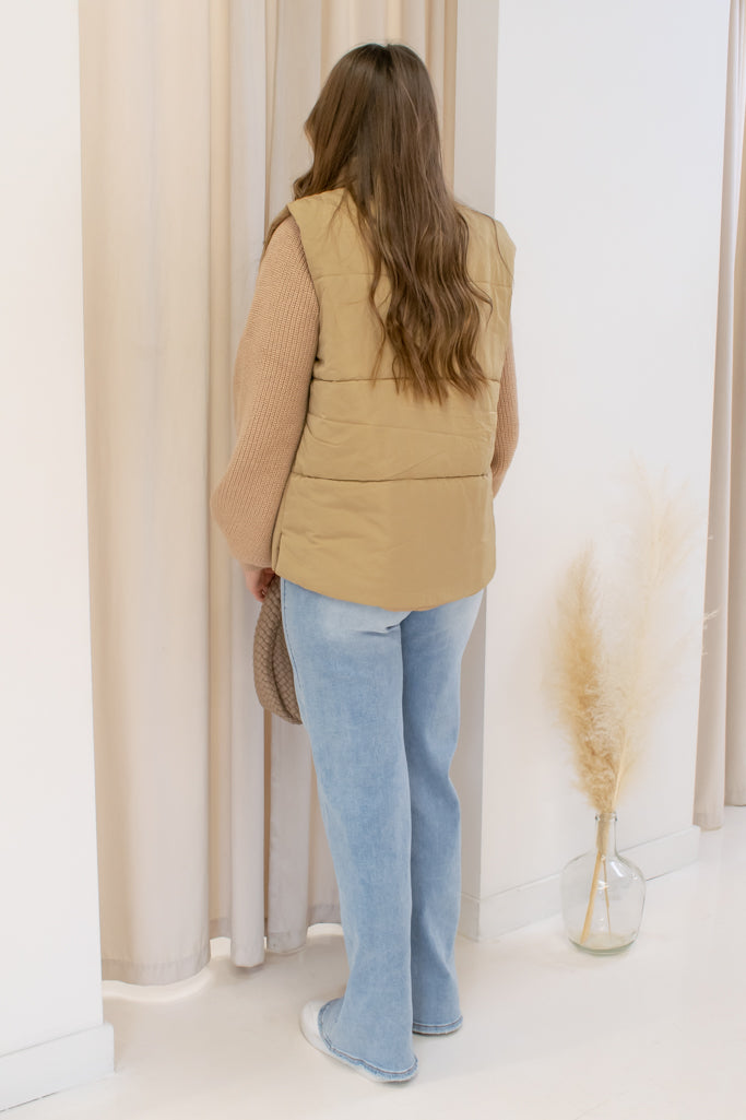 NEW FAYE VEST (MOCHA)