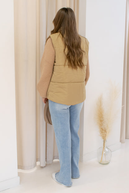 NEW FAYE VEST (MOCHA)