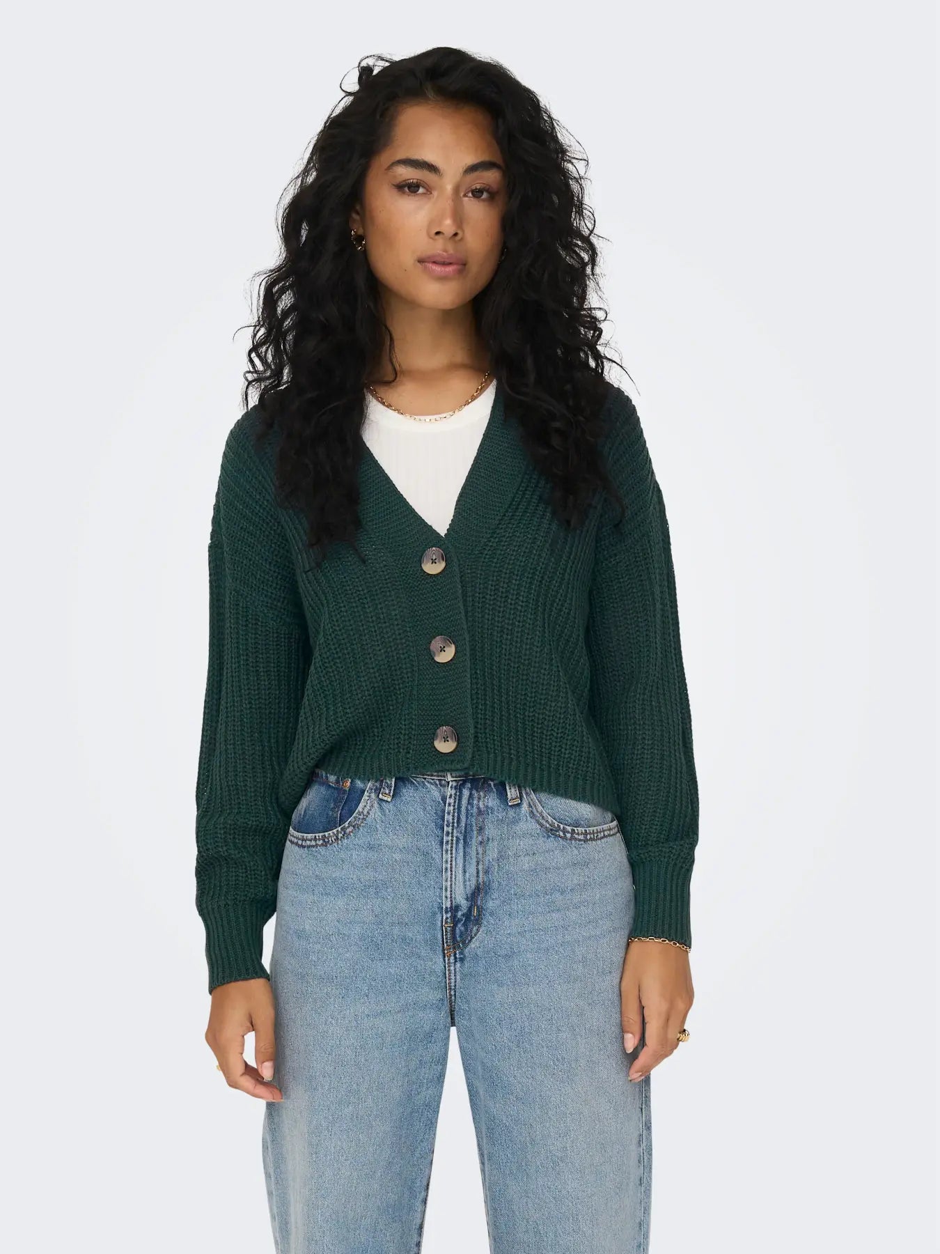 CAROL CARDIGAN (GREEN) | ONLY