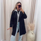 RACHEAL HOODED COAT | BLACK