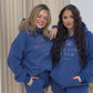 VELENZIA HOODIE & SWEAT SET (BLUE) |+ CURVY