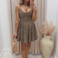 NEW JENNA DENIM MINI DRESS (ANIMAL PRINT)