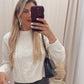 LELLY CABLE KNIT SWEATER (CREAM) | ONLY