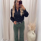 WILLOW DENIM BOOTCUT JEAN  (OLIVE)