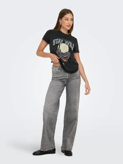 STAY WILD GRAPHIC T-SHIRT | ONLY