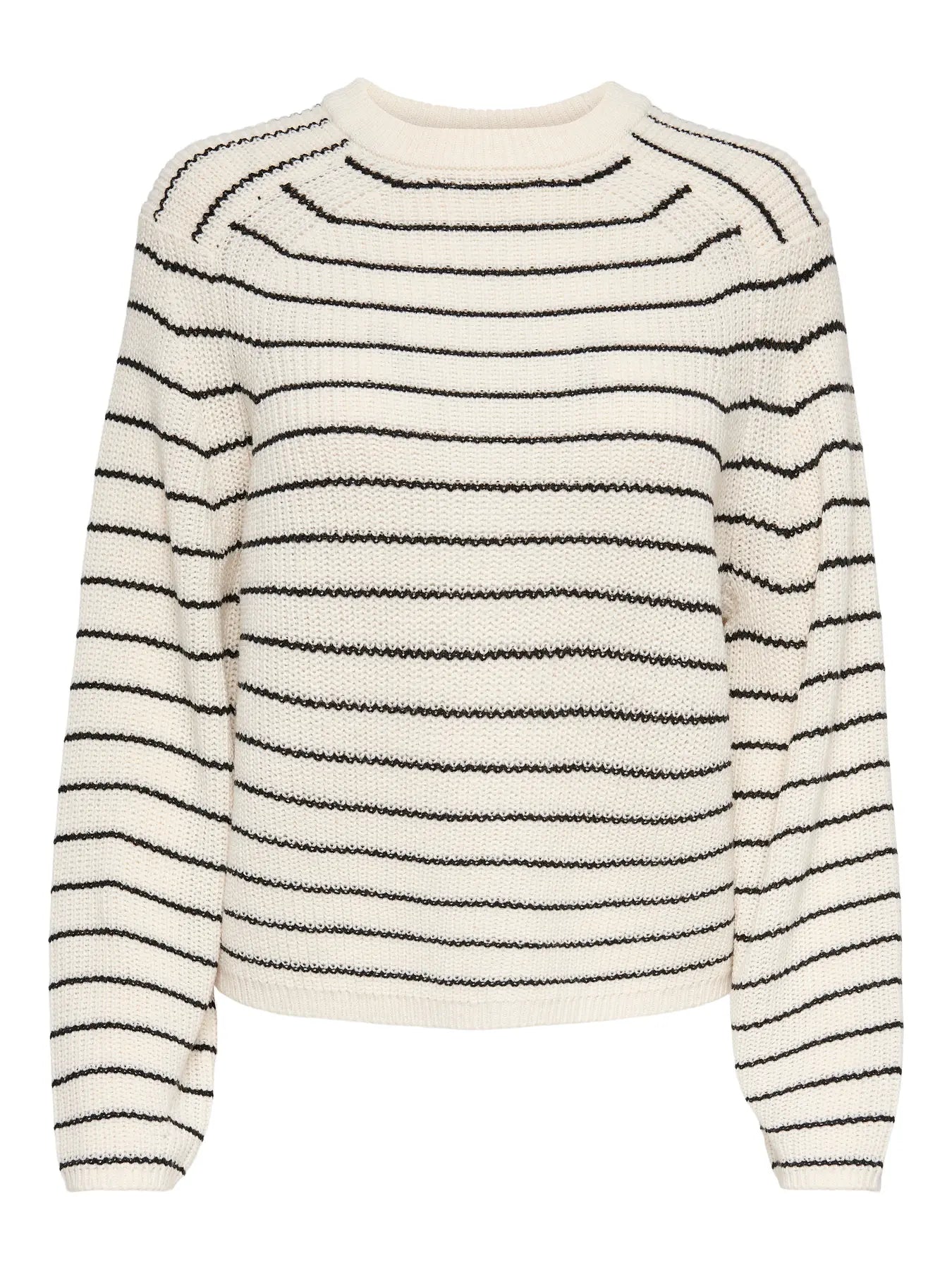 BASE STRIPE KNIT SWEATER | ONLY