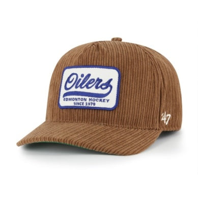 OILERS CORD PATCH BASEBALL HAT (CAMEL) | 47