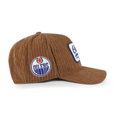 OILERS CORD PATCH BASEBALL HAT (CAMEL) | 47