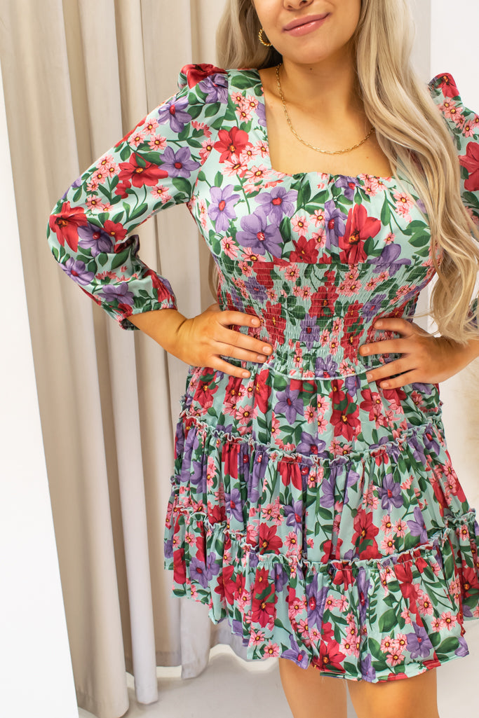NEW ANASTASIA MINI BABYDOLL (FLORAL PRINT)