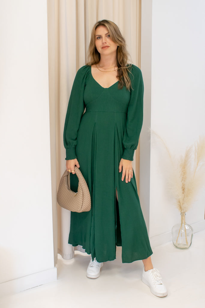 NEW ANNE MAXI DRESS (GREEN)
