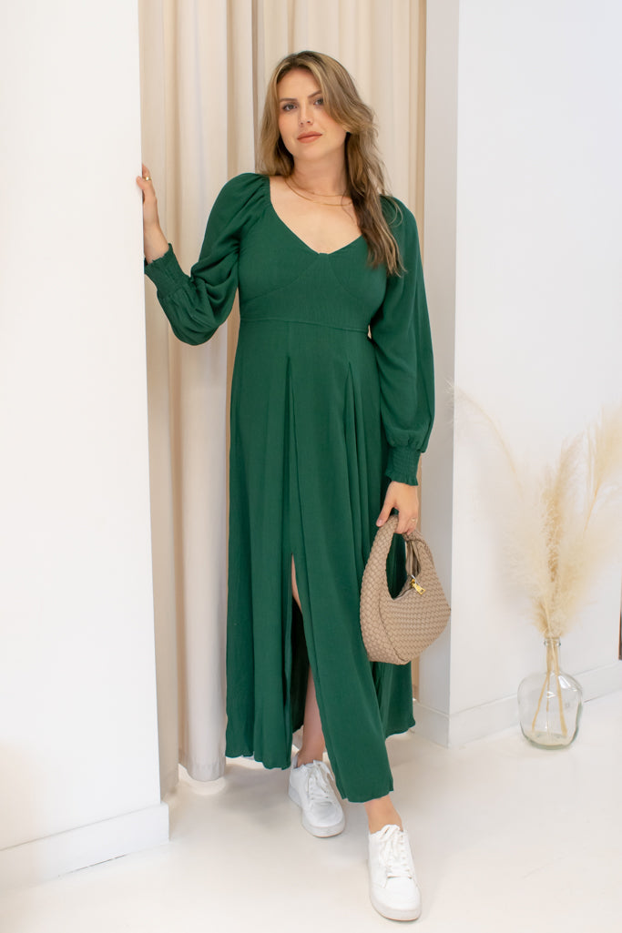 NEW ANNE MAXI DRESS (GREEN)