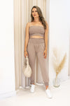 NEW DESIREE' JOGGER SET (NUDE)