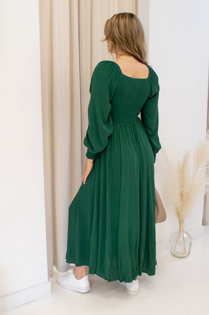NEW ANNE MAXI DRESS (GREEN)
