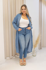 NEW BROOK LONG DENIM SHACKET