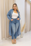 NEW BROOK LONG DENIM SHACKET