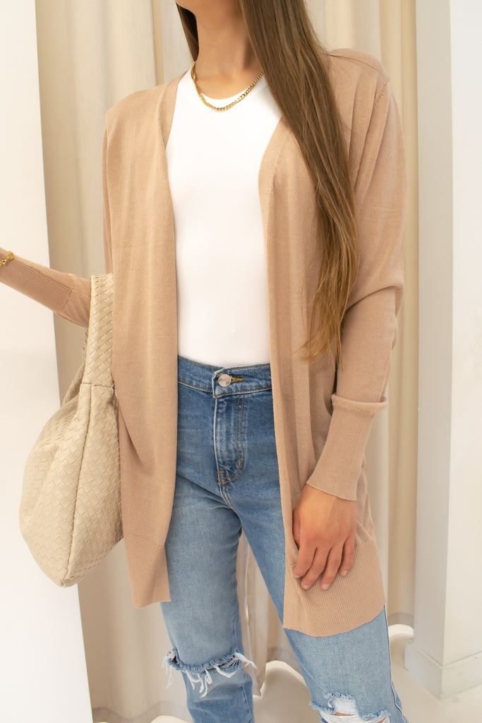 NEW HARRIS CARDIGAN (KHAKI)