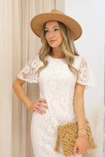 NEW LIRA LACE MIDI DRESS