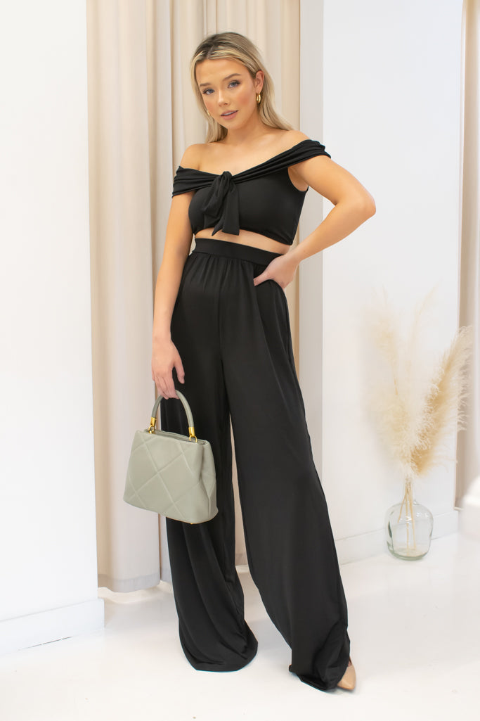 NEW NELL TWO PIECE SET (BLACK)