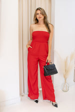 NEW MAKAYLA JUMPSUIT (RED)