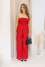 NEW MAKAYLA JUMPSUIT (RED)