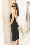 NEW DARLA MIDI DRESS (BLACK) | BUTTER BASIX