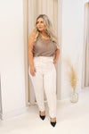 NEW ULA TROUSERS (CREAM)