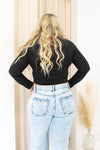 NEW HILARY LONG SLEEVE CROP (BLACK)