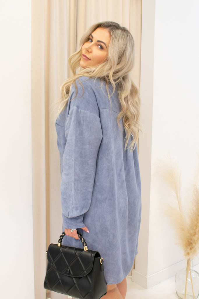 NEW ELORA SOFT WASHED DENIM TUNIC/DRESS