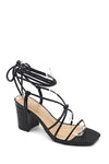 NEW SOPHIE BLACK STRAPPY HEEL SANDALS