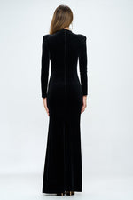 GOERGIA GOWN (BLACK)